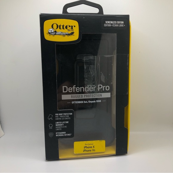 New OtterBox Defender Series Screenless Case for iPhone X & Xs with original box - Picture 10 of 11
